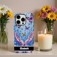 Colourful Butterflies and Hands Painted on Artisti