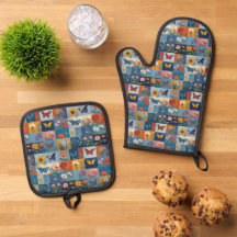 Colourful Butterflies And Wildflowers Patchwork