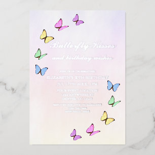 Colourful Butterflies Birthday