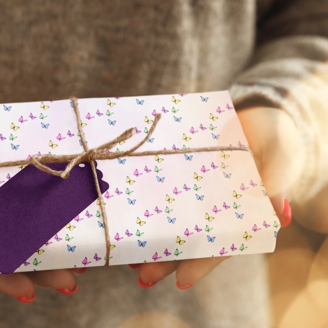 Colourful Butterflies Birthday Tissue Paper (Creator Uploaded)