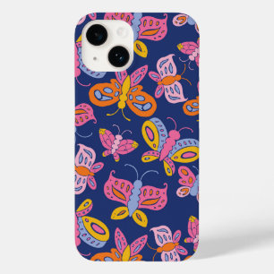 colourful butterflies Case-Mate iPhone 14 case