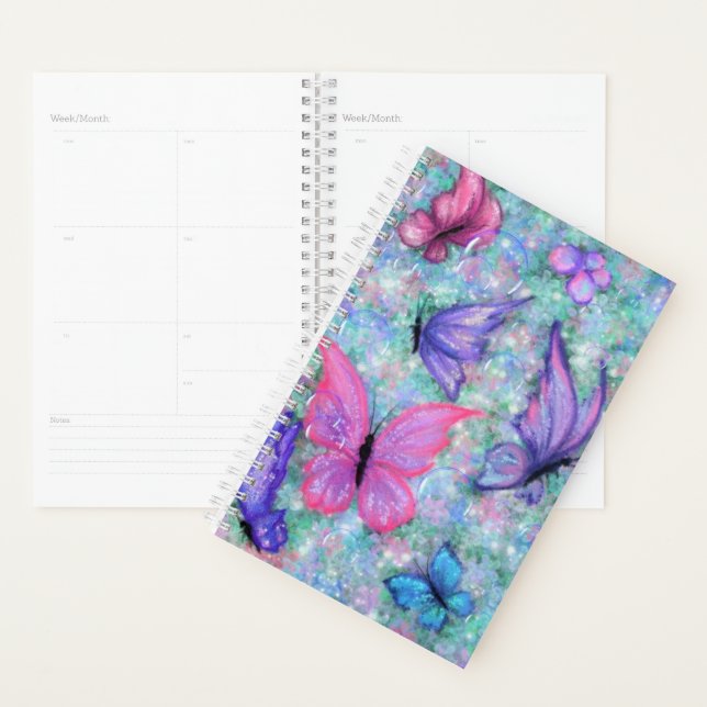 Colourful Butterflies Flying - Joy Planner (Display)