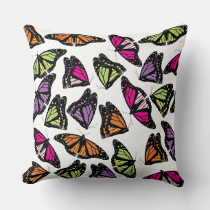 Colourful Butterflies Pattern Cushion