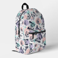 Colourful butterflies pattern