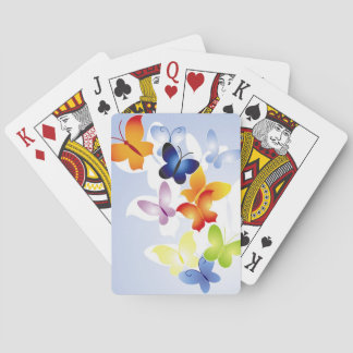 Colourful Butterflies Playing Cards