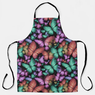 Colourful Butterflies Print Apron