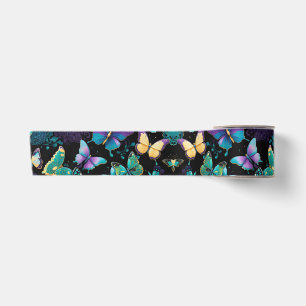 Colourful Butterflies Satin Ribbon