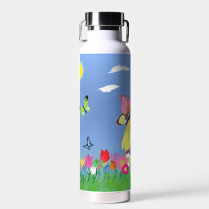 Colourful Butterflies Water Bottle
