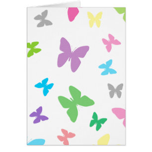 Colourful butterfly art