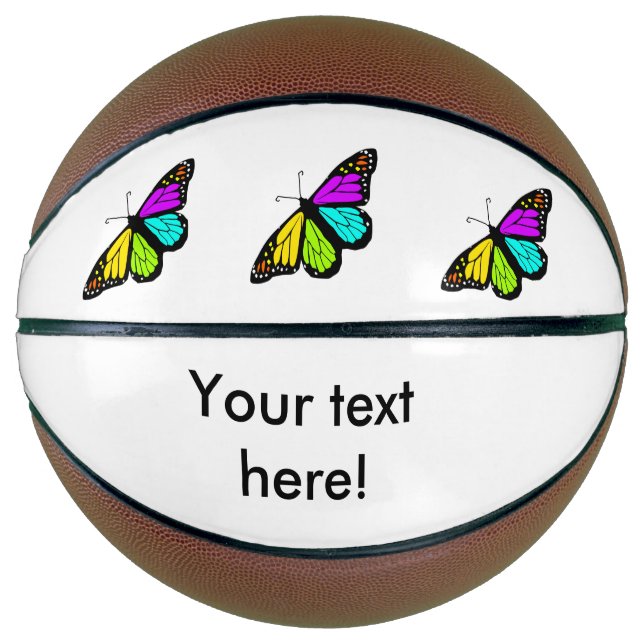 Colourful butterfly clipart basketball (Front)