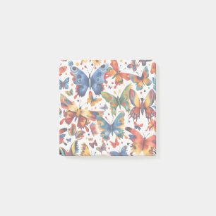 Colourful Butterfly drawing  Post-it Notes