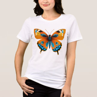 Colourful Butterfly Fantasy Tri-Blend Shirt
