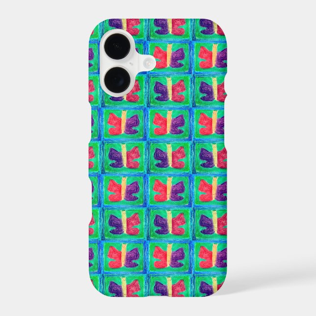  Colourful Butterfly | Filters | Basic | iPhone Case (Back)