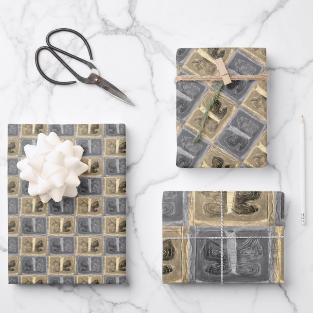 Colourful Butterfly | Filters | Half Drop | Wrapping Paper Sheet (Front)