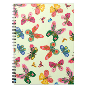 Colourful Butterfly Garden Diary Notebook