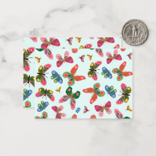 Colourful Butterfly Garden Greeting Card