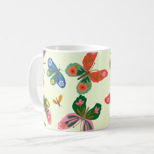 Colourful Butterfly Garden Mug