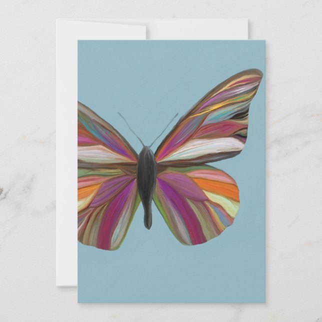 Colourful Butterfly Greeting Card (Front)