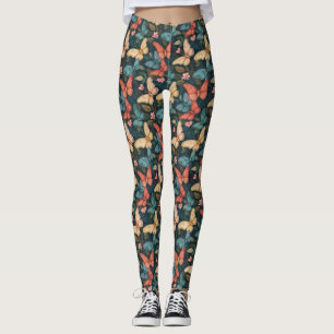 Colourful Butterfly-Inspired Leggings 