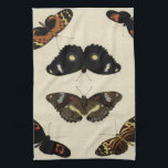 Colourful Butterfly Medley on Cream Background Tea Towel<br><div class="desc">A vividly colourful butterfly medley set over a cream background. Each insect is drawn with exquisite detail,  capturing the beauty and essence of each unique creature. A great gift for the butterfly lover in your life!</div>