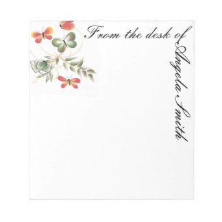 Colourful Butterfly Note Pad