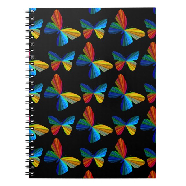 Colourful Butterfly Notebook (Front)