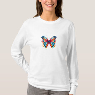 Colourful Butterfly On Your T-shirt