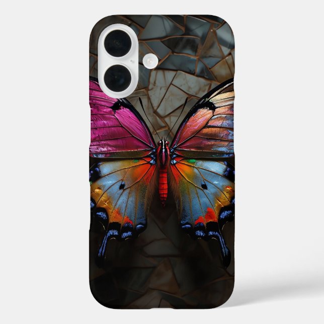 Colourful Butterfly Phone Case – Elegant Nature (Back)