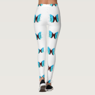 Colourful Butterfly Print  Leggings