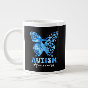 Colourful Butterfly Puzzle Large Coffee Mug