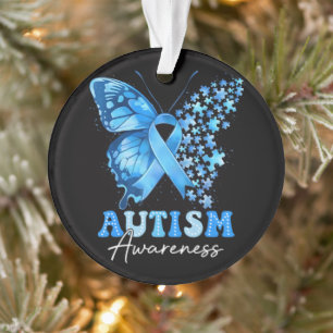 Colourful Butterfly Puzzle Ornament