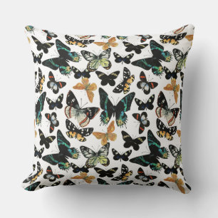 Colourful Butterfly Repeat Pattern Nature Art Cushion