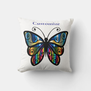 Colourful Butterfly Thunder_Cove Cushion