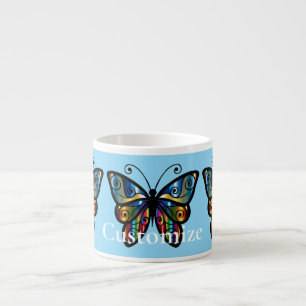 Colourful Butterfly Thunder_Cove Espresso Cup