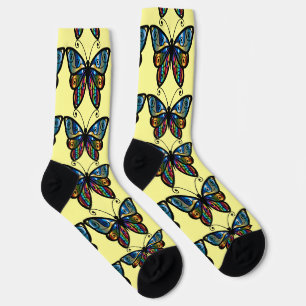 Colourful Butterfly Thunder_Cove Socks