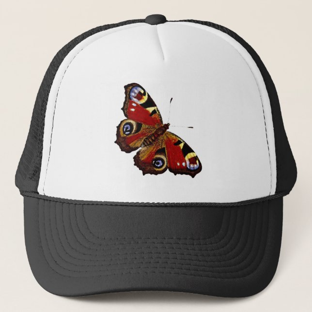 Colourful Butterfly Trucker Hat (Front)