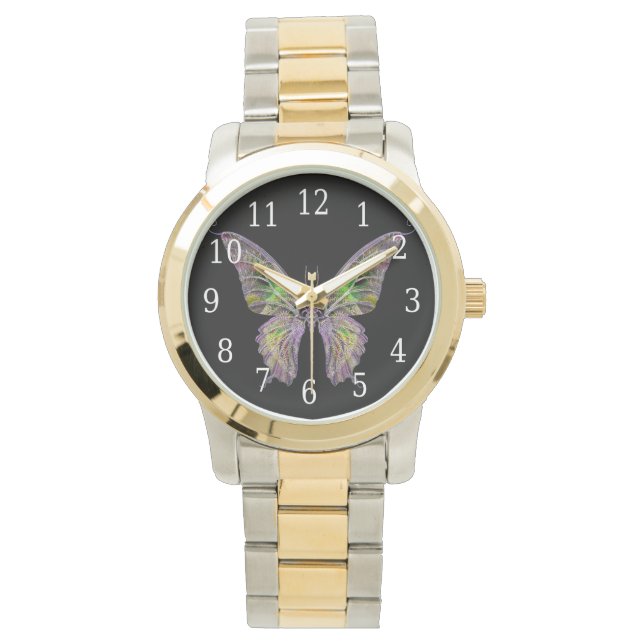 Colourful Butterfly Watch (Front)