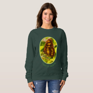 Colourful Butterfly Watercolor Personalised Sweatshirt