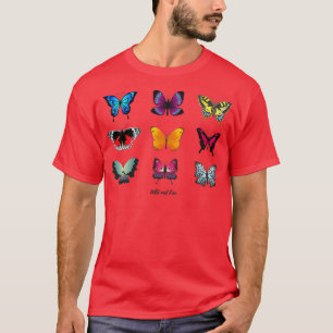 Colourful Butterfly Wild and Free T-Shirt