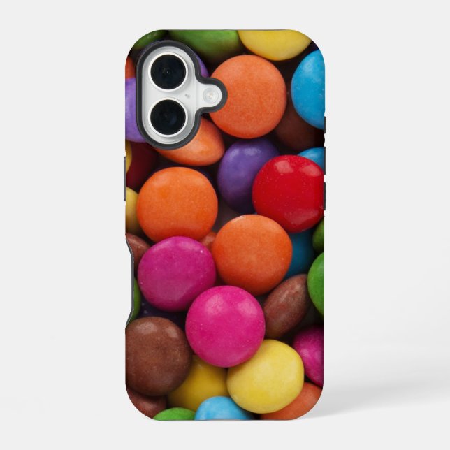 colourful Button Candy case cover (Back)