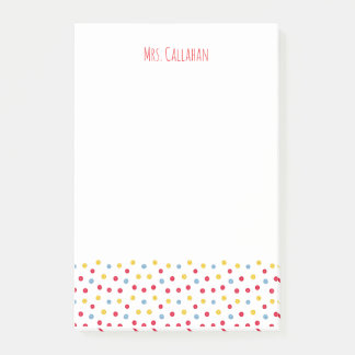 Colourful Buttons Post-It Notes