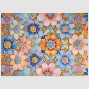 Colourful Byzantine Jewel Art Tissue Paper