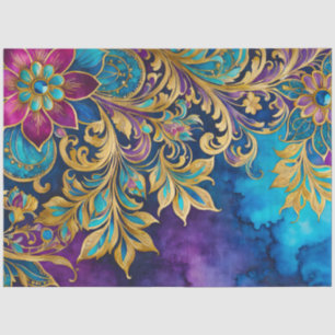 Colourful Byzantine Jewel Art Tissue Paper