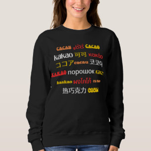 Colourful CACAO Multilingual Sweatshirt