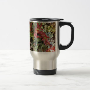 Colourful cacti travel mug