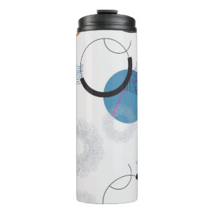 Colourful Cactus: Cute Seamless Pattern Thermal Tumbler