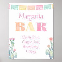 Colourful Cactus Margarita Bar Or Taco Bar Party