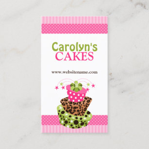 Colourful Cake Bakery Business Card