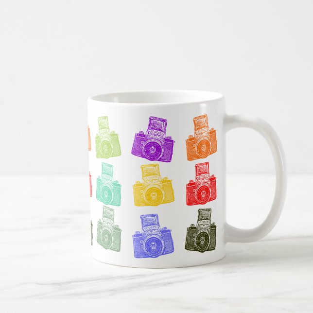 Colourful Cameras Coffee Mug (Right)