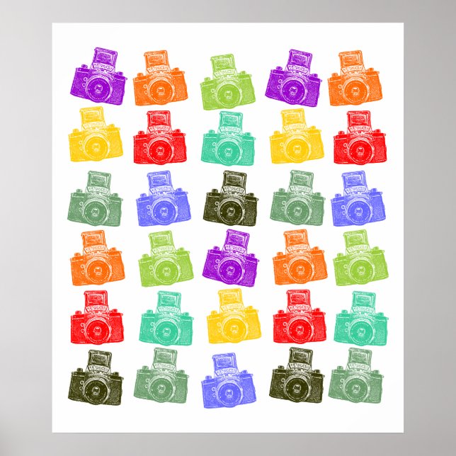 Colourful Cameras Poster (Front)